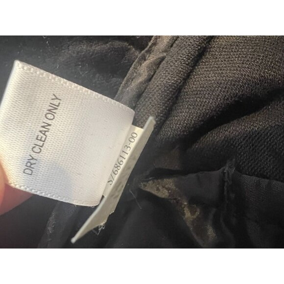 Banana Republic Velour Pants Skinny Ankle Pant Goth 26 Velvet NWOT Holiday Black - Picture 8 of 9